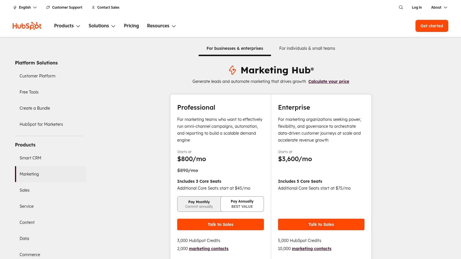 HubSpot Marketing Hub (analytics + automation)