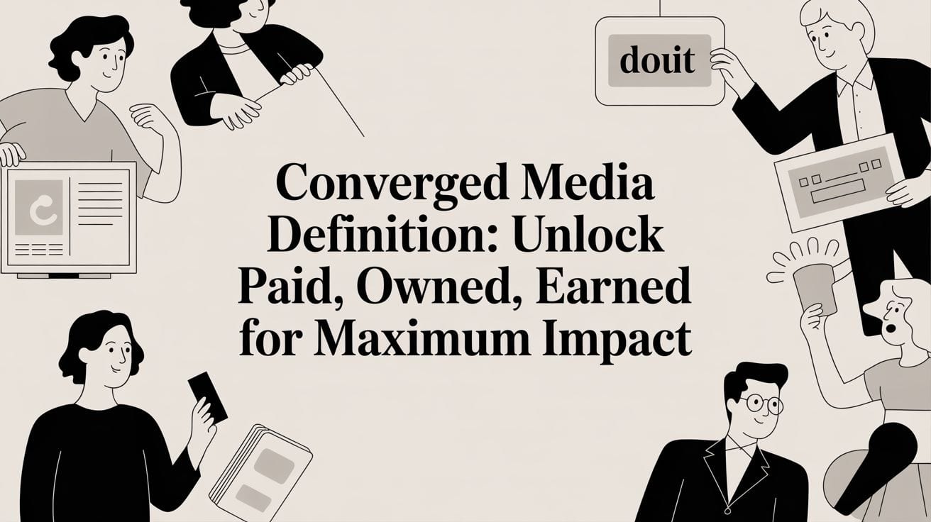 Converged Media Definition: Unlock Paid, Owned, Earned for Maximum Impact