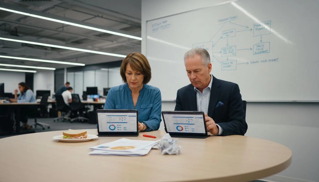 Enterprise analysts aligning on customer map