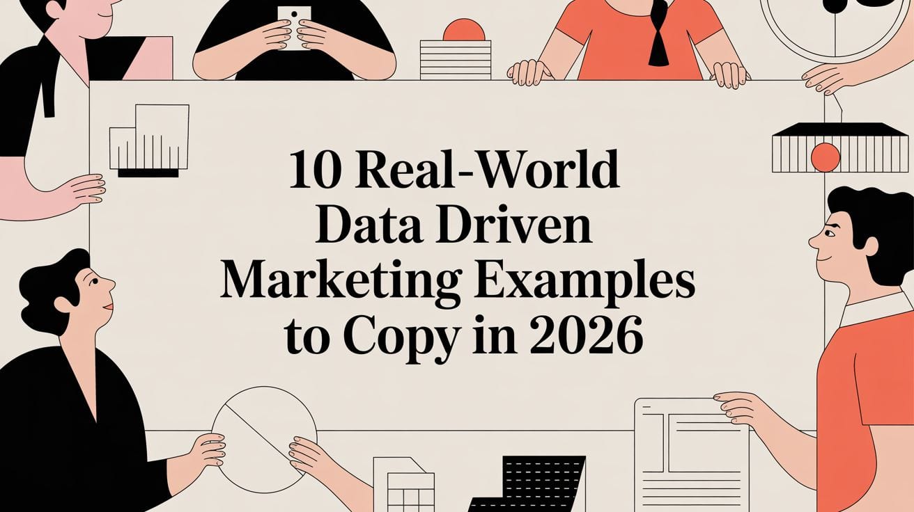 10 Real-World Data Driven Marketing Examples to Copy in 2026