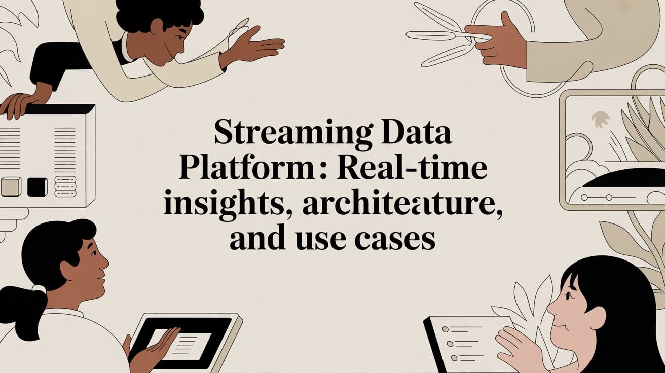 Streaming Data Platform: Real-Time Insights, Architecture, and Use Cases