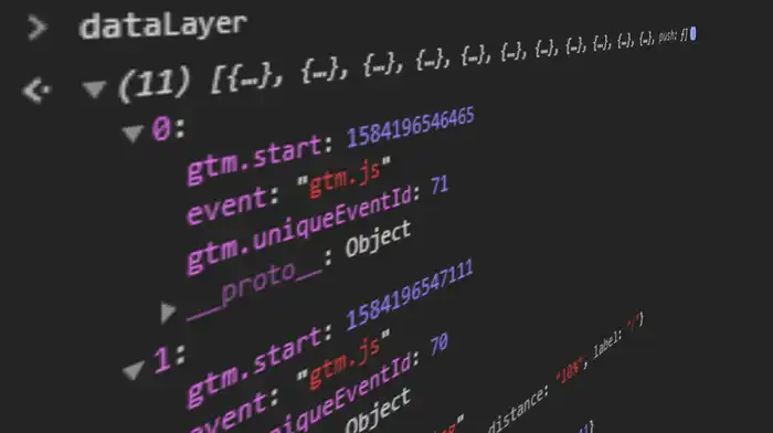 data layer code example